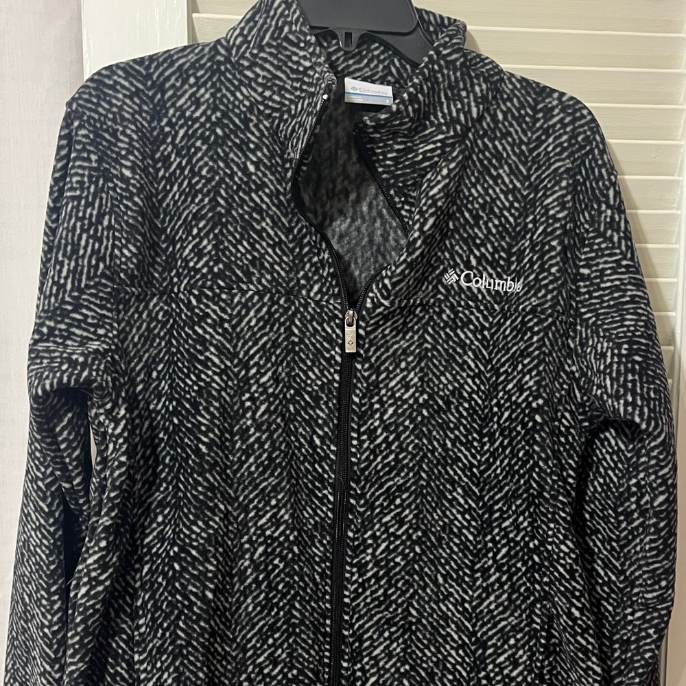 Columbia Women's Monochrome Patterned Teddy Jacket